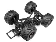 Underside view of Wheely King 4WD Drivetrain